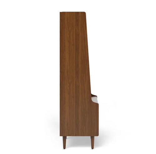 Frances 36" Bookcase With Storage - Walnut
