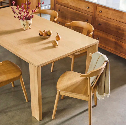CLEARANCE Dako 76.75" Dining Table - Natural Oak