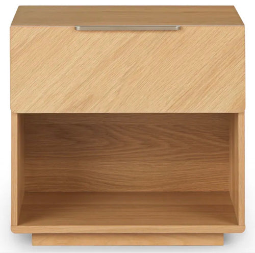 Nera 1-Drawer Nightstand - Oak
