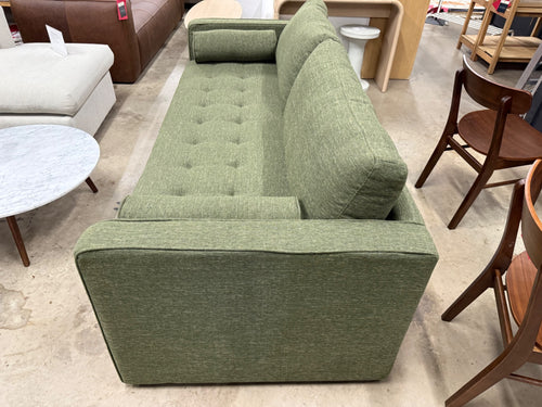 Sven 88" Tufted Sofa Bed - Fir Green