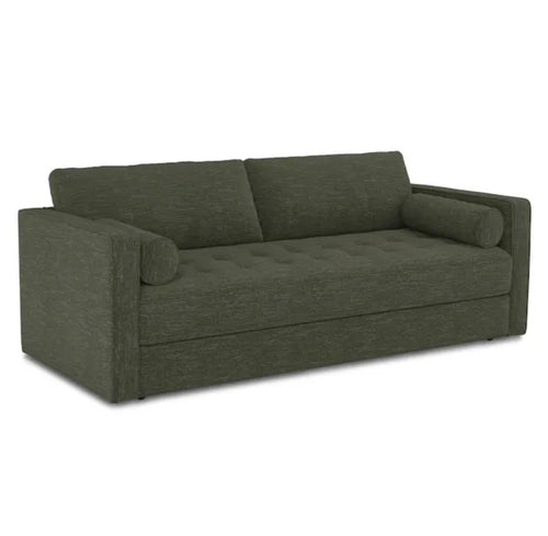 Sven 88" Tufted Sofa Bed - Fir Green