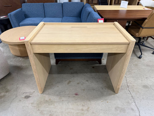 Torme 44" Height Adjustable Desk - White Oak