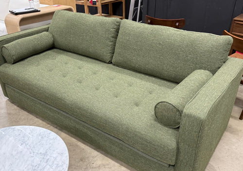 Sven 88" Tufted Sofa Bed - Fir Green
