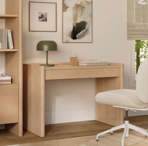Torme 44" Height Adjustable Desk - White Oak