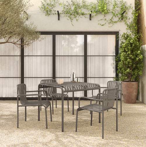 Sarek 35.5" Outdoor Dining Table - Taupe