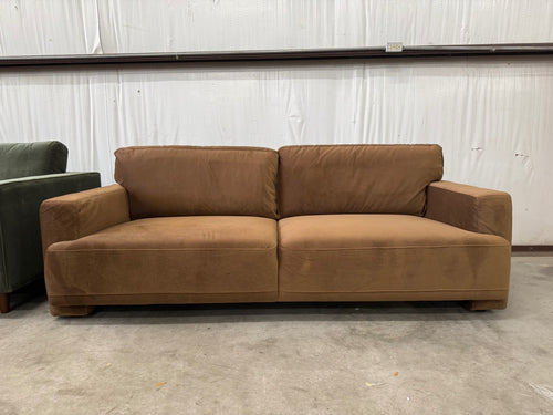 Sadie 89.75" Velvet Sofa - Hale Earth