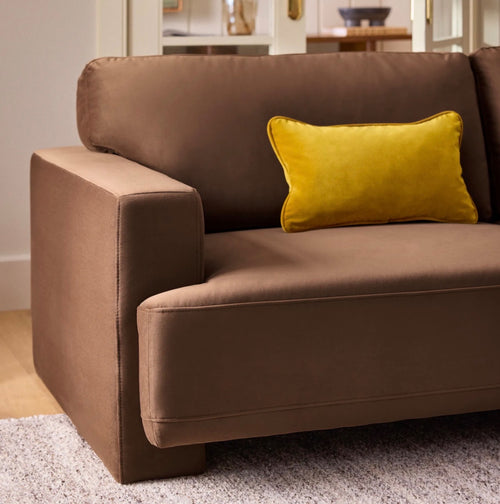 Sadie 89.75" Velvet Sofa - Hale Earth