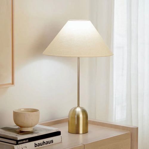 Pair of Markham Large Table Lamps - Brass