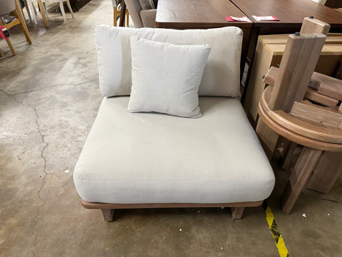 Daphne 34" Outdoor Lounge Chair - Dravite Ivory