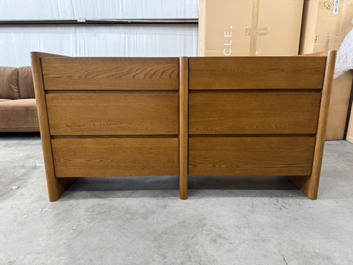 Torme 6-Drawer Double Dresser - Smoked Oak