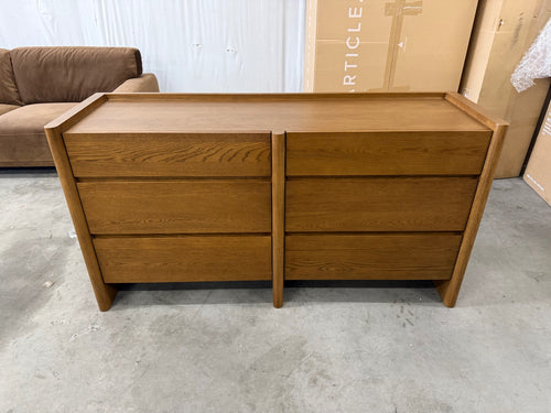 Torme 6-Drawer Double Dresser - Smoked Oak