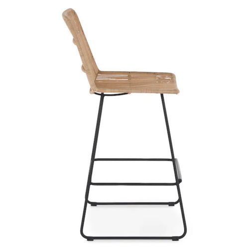 Set of 3 Selka Outdoor Counter Stools  - Natural