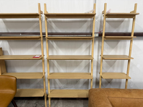 Heidi 33.25" Modular Shelving Unit, Wide - White Oak