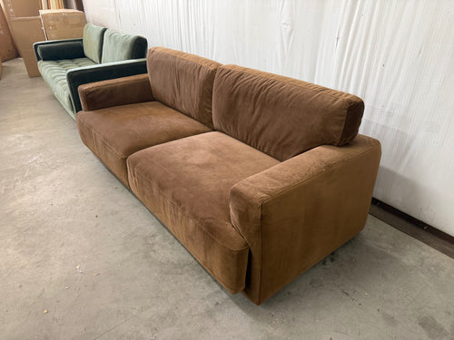 Sadie 89.75" Velvet Sofa - Hale Earth