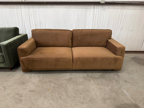 Sadie 89.75" Velvet Sofa - Hale Earth