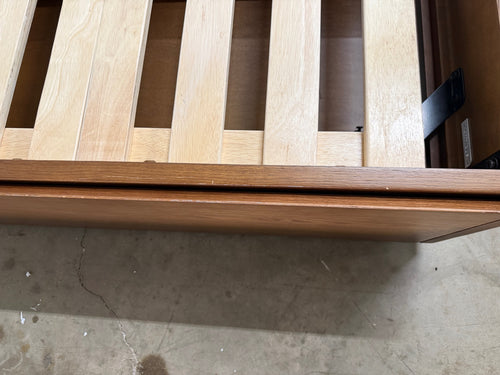 Leif King Platform Storage Bed - Smoked Oak