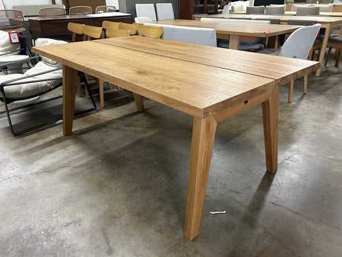 Madera 71" Solid Wood Dining Table - Oak