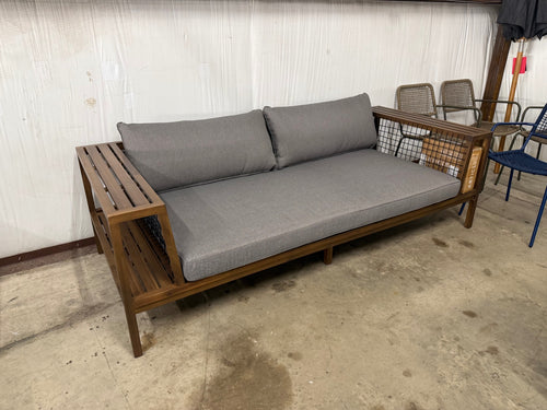 CLEARANCE Callais 90.5" Outdoor Sofa & Cover - Taupe Gray