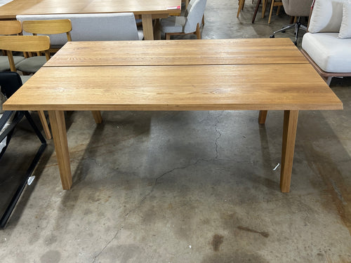 Madera 71" Solid Wood Dining Table - Oak