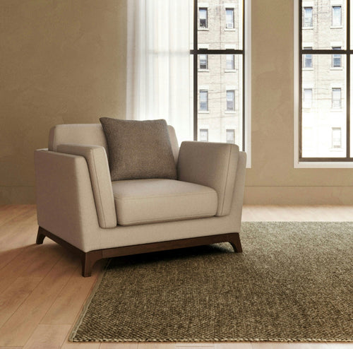 Ceni 88" Corner Sectional & Chair Set - Chalk Gray