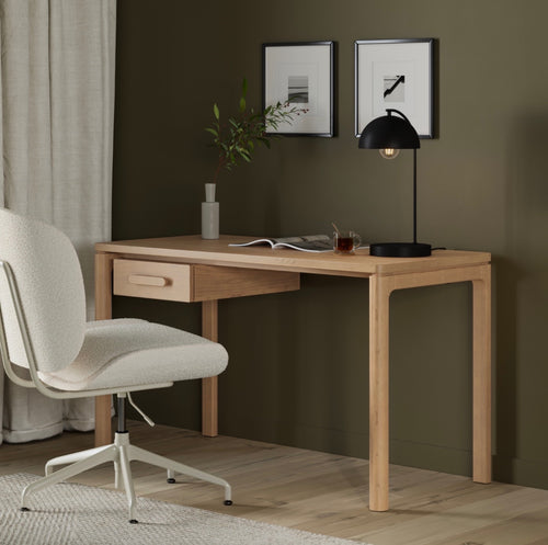 Kacey 51" Desk - White Oak