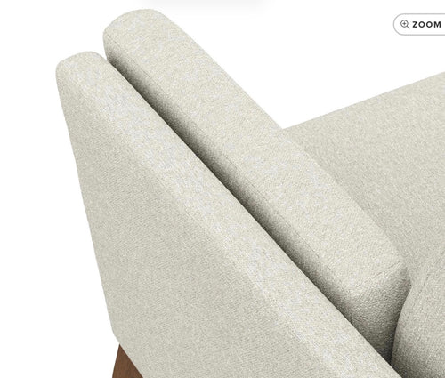 Ceni 88" Corner Sectional & Chair Set - Chalk Gray