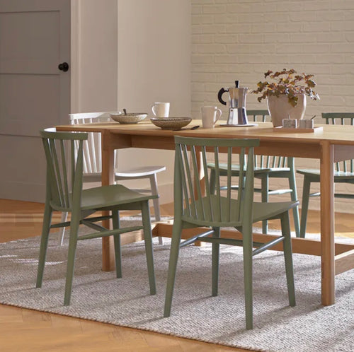 Set of 6 Rus Dining Chairs - Norfolk Green
