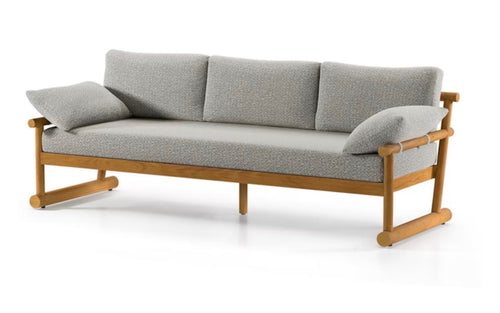 Four Hands Fremont Teak Outdoor Sofa & Ottoman