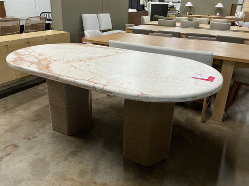 Moe’s a Home Collection Sartoria Dining Table - Breccia Marble