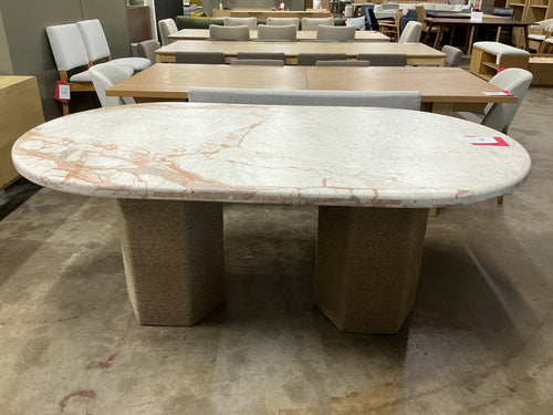 Moe’s a Home Collection Sartoria Dining Table - Breccia Marble