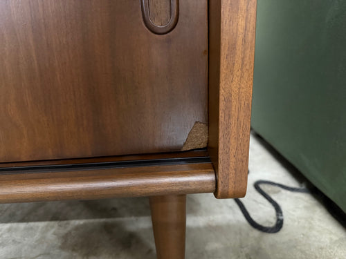 Frances 36" Bookcase With Storage - Walnut