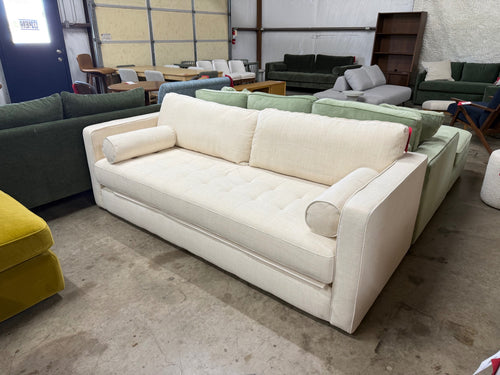 Sven 88" Tufted Sofa Bed - Biscuit Cream