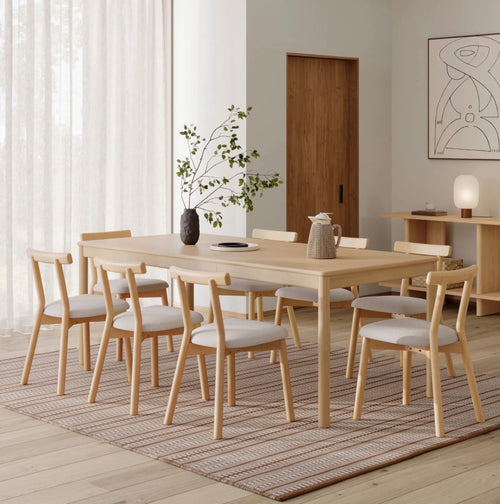 Heidi 62" - 82.75" Extendable Dining Table - White Oak