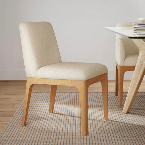The Rosin Banquette Bundle - Natural Oak And Sand Ivory