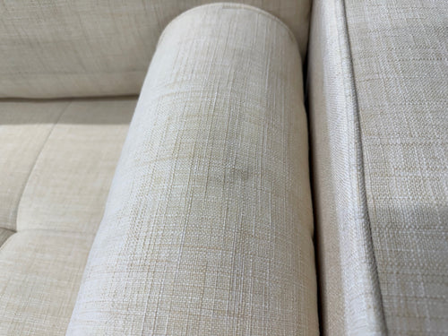Sven 88" Tufted Sofa Bed - Biscuit Cream