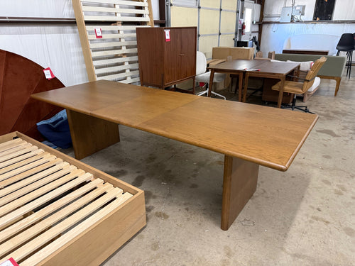 Torme 82.75" - 104.25" Extendable Dining Table - Smoked Oak