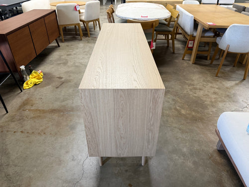 Lenia 6-Drawer Double Dresser - White Oak