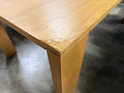 CLEARANCE Dako 76.75" - 116" Extendable Dining Table - Natural Oak