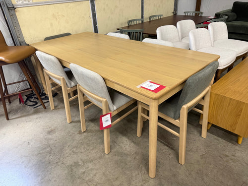 Heidi 62" - 82.75" Extendable Dining Table - White Oak