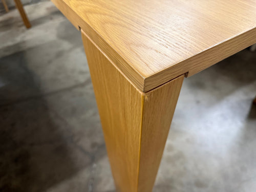 CLEARANCE Dako 76.75" - 116" Extendable Dining Table - Natural Oak