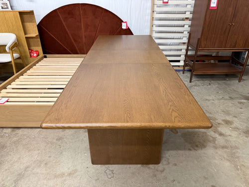 Torme 82.75" - 104.25" Extendable Dining Table - Smoked Oak