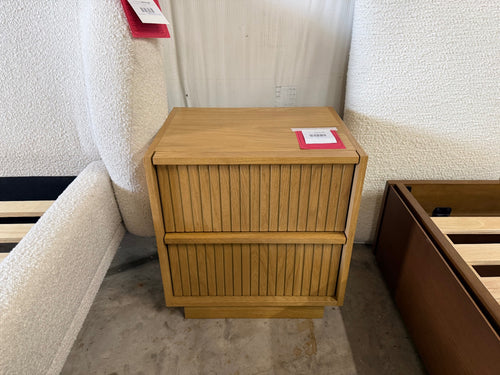 Kouva 2-Drawer Nightstand - Natural Oak