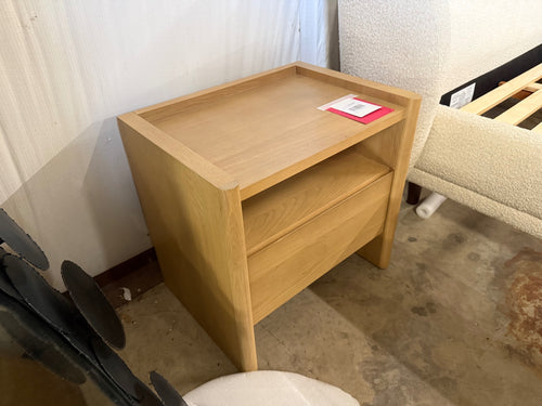 Torme 1-Drawer Nightstand - White Oak