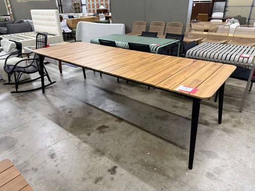 Latta 110" Outdoor Dining Table - Slate Gray