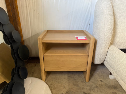 Torme 1-Drawer Nightstand - White Oak