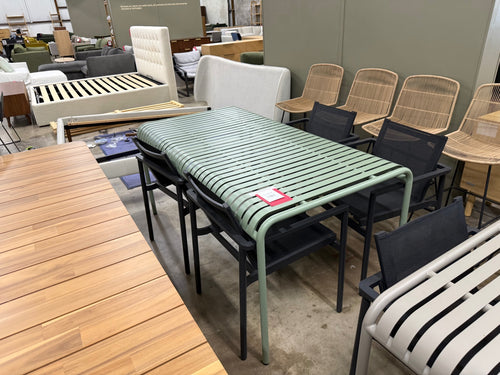 Sarek 67" Outdoor Dining Table - Khaki Green