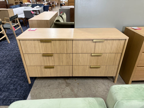 Liv 6-Drawer Double Dresser - White Oak