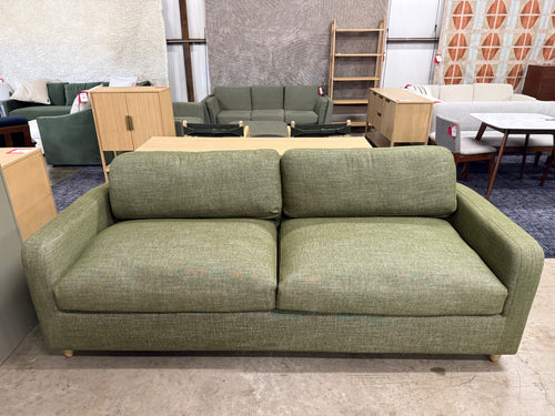 Vati 92" Sofa - Natural Oak And Napa Moss
