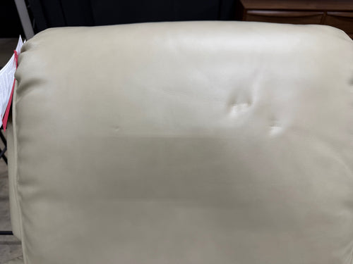 Pair of BarcaLounger Ashebrooke Leather Manual Recliners - Shoreham Cream