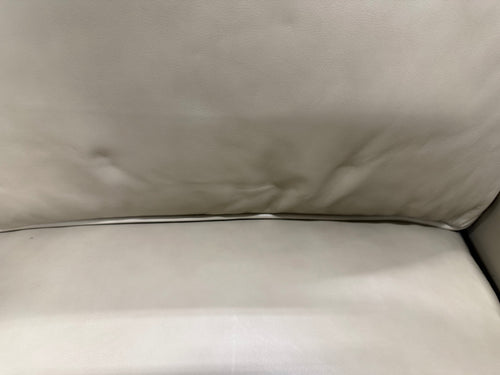 Pair of BarcaLounger Ashebrooke Leather Manual Recliners - Shoreham Cream